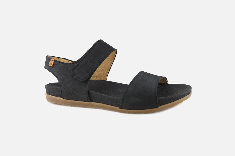 El Naturalista ZUMAIA 2 STRAPS BLACK Sandals on labotte