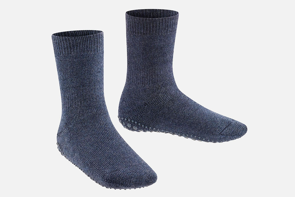 Collégien INUIT NAVY BROWN - Chaussons-chaussettes sur labotte