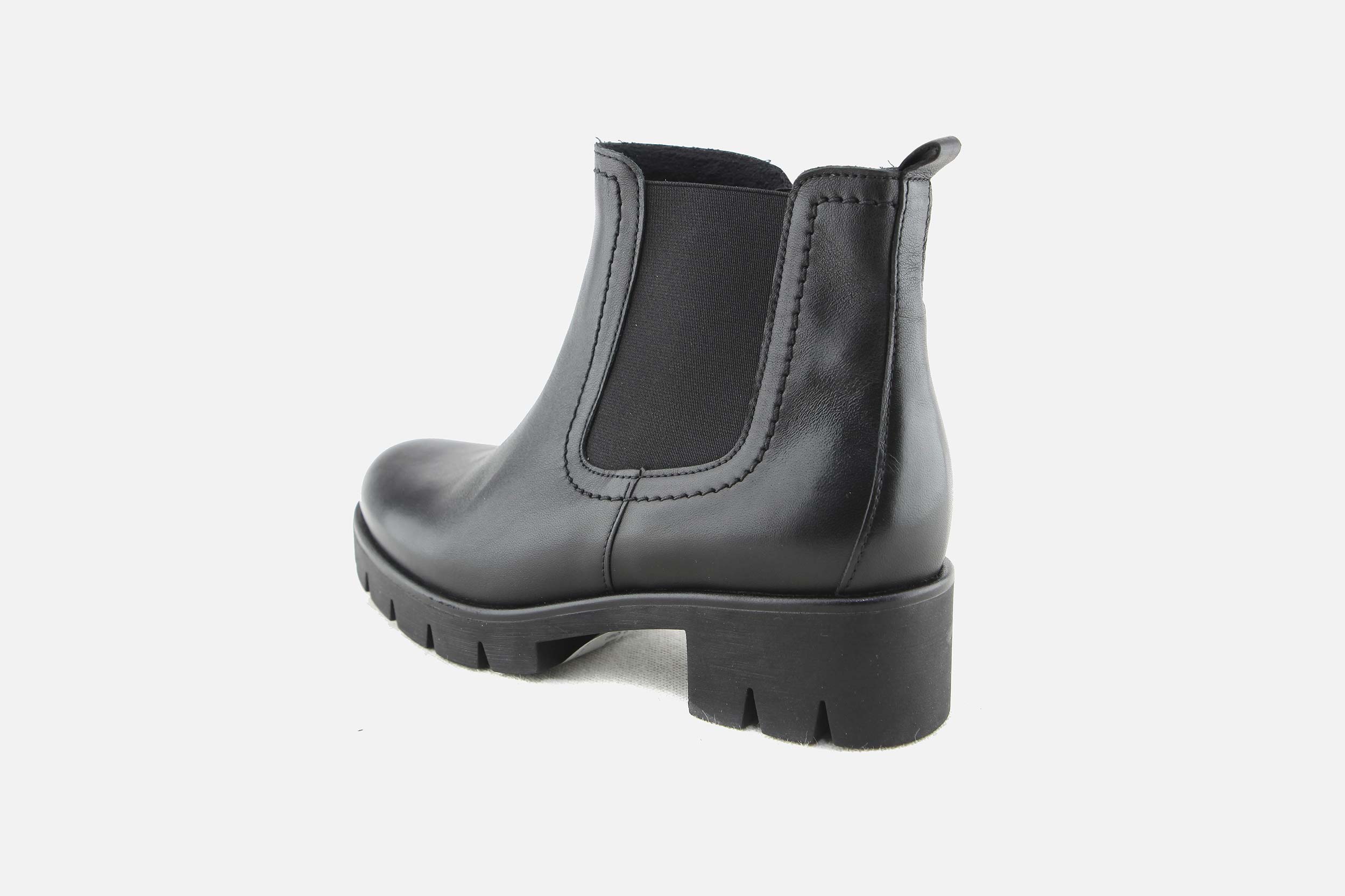Gabor HEMATITE LISSE NOIR Ankle boots on labotte