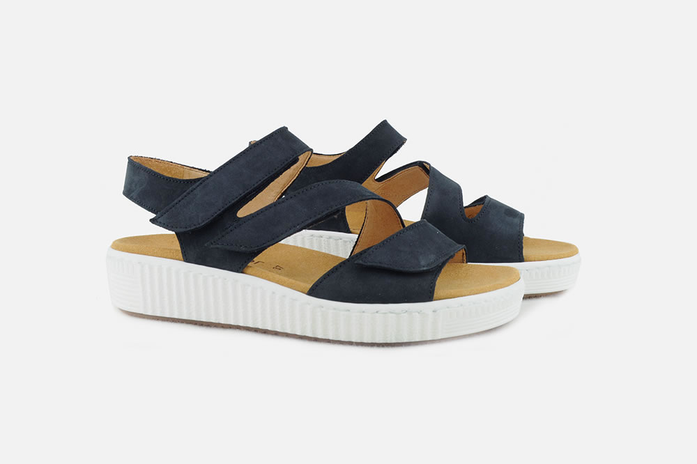 Gabor navy sandals new arrivals