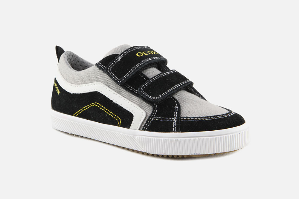 juego Adepto busto Geox - ALONISSO SCRATCH BLACK GREY Velcro shoes on labotte