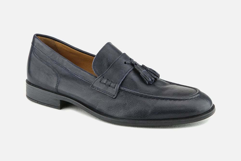 geox navy loafers