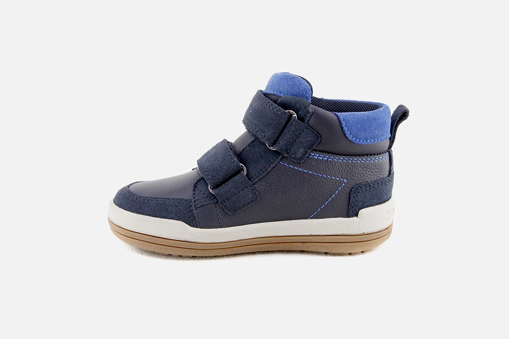Geox CHARZ SCRATCH NAVY Velcro shoes on labotte