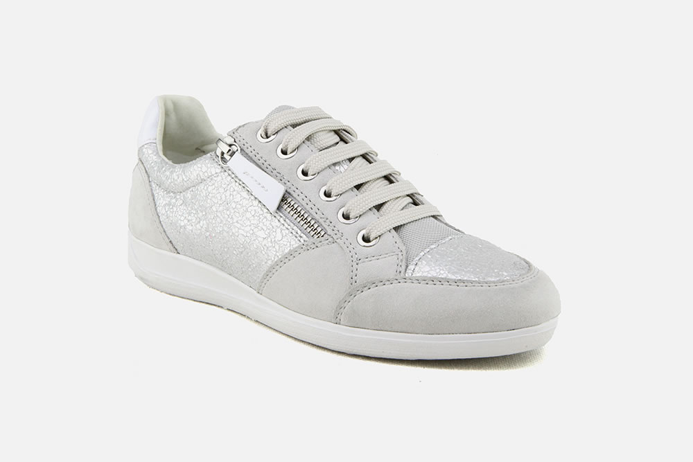 geox silver sneakers