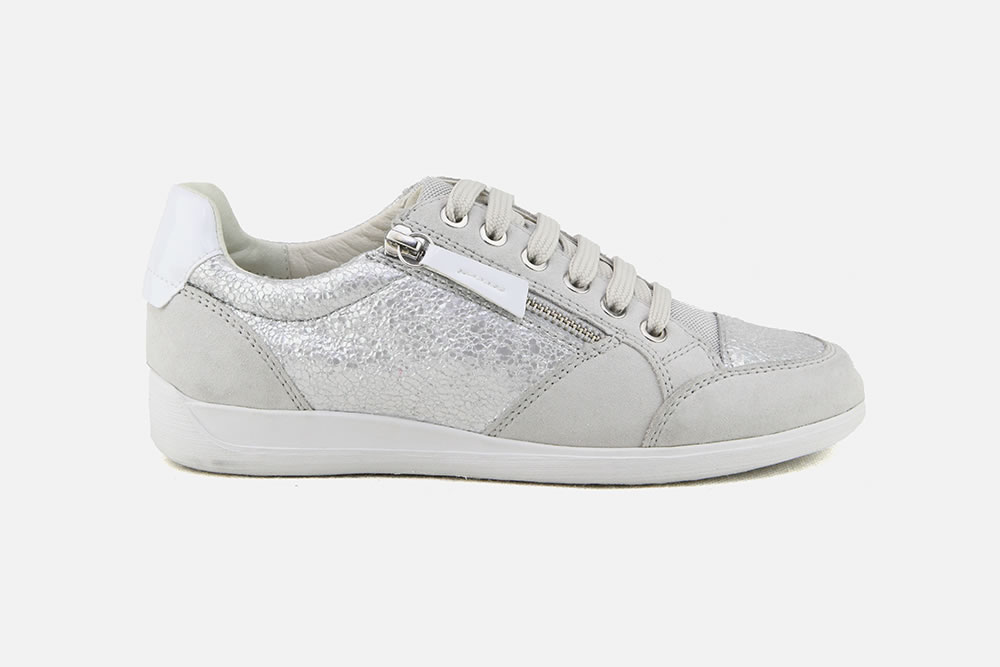 geox silver sneakers
