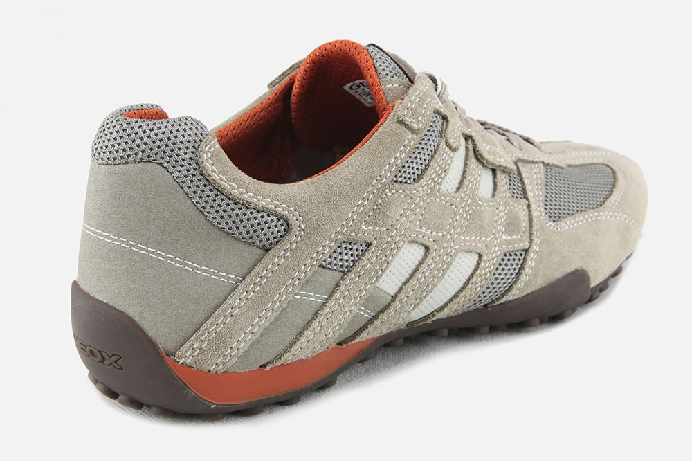 Geox - SNAKE BEIGE ORANGE Sneakers on