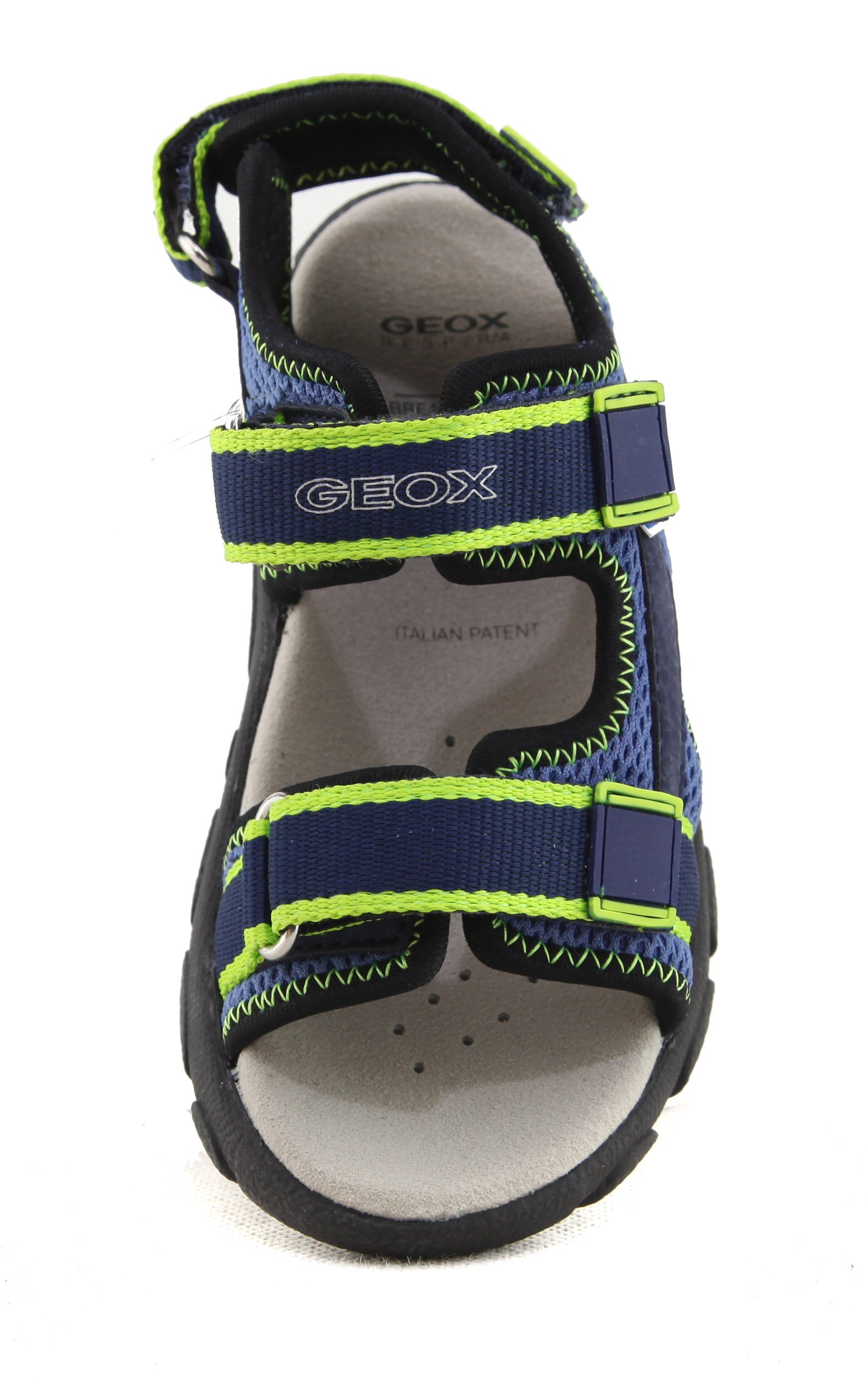 Geox - STRADA BOY BLUE FLUO Sandals on labotte