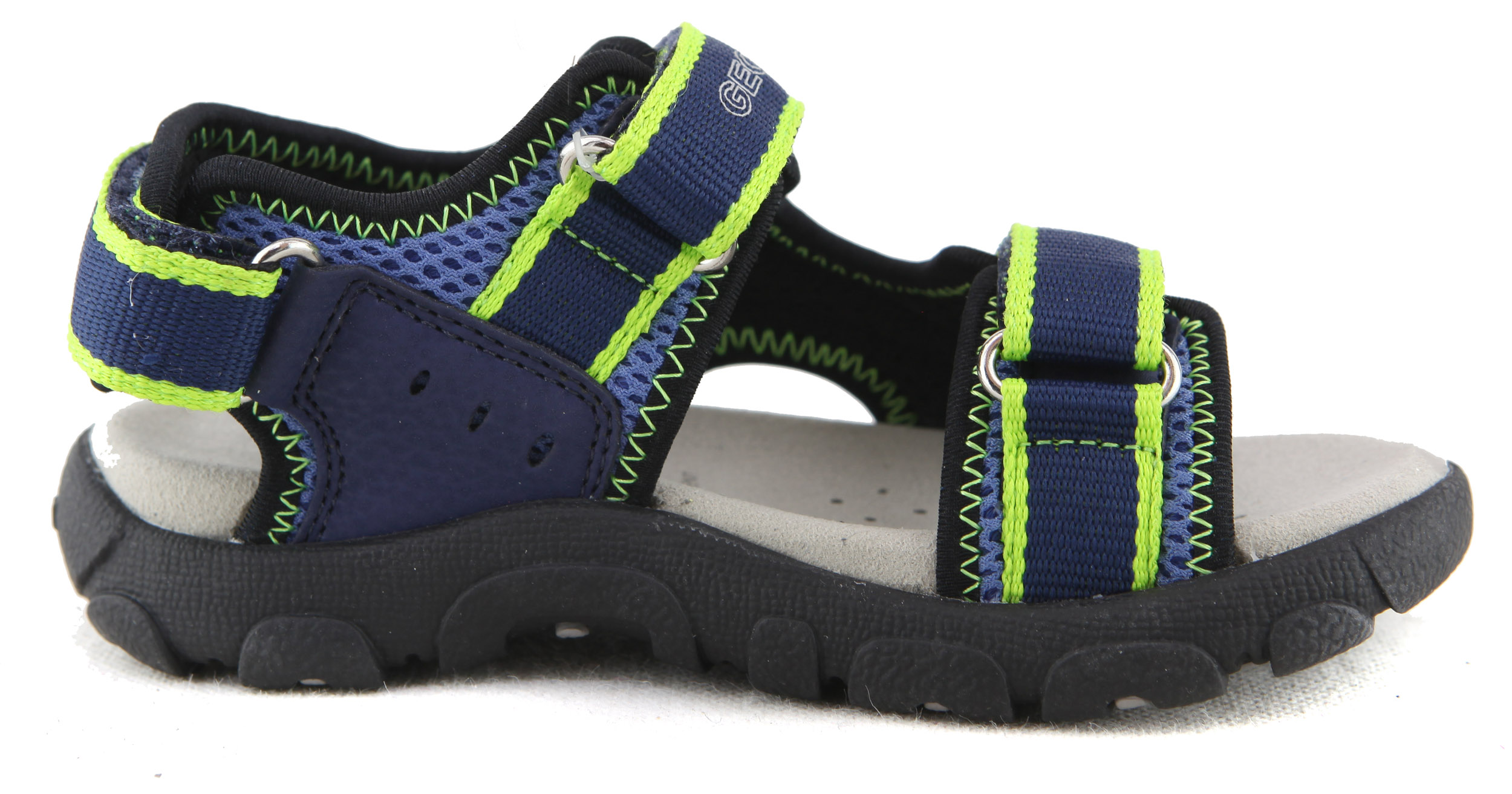 Geox - STRADA BOY BLUE FLUO Sandals on labotte