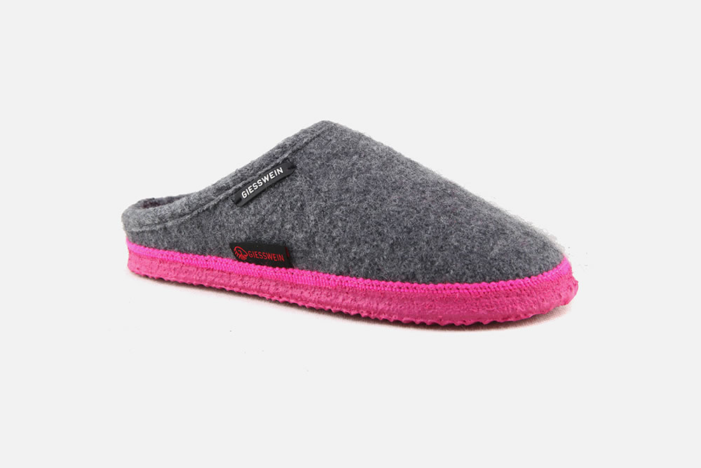 Giesswein WOOLPOPS GREY Low slippers on labotte