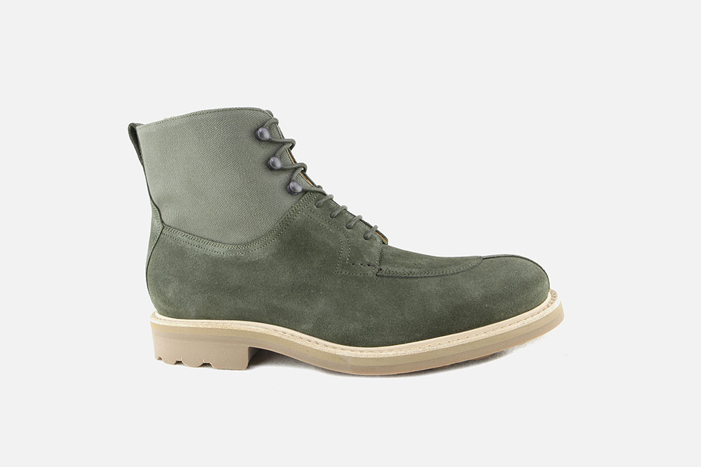 Heschung GINGKO HYDRO OLIVE Lace up boots on labotte