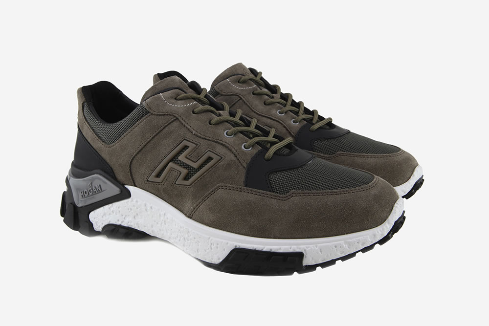 Hogan HOGAN 477 MUD KAKI Sneakers on labotte