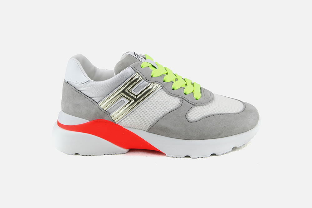 Hogan hogan active one gris blanc or Sneakers sur labotte