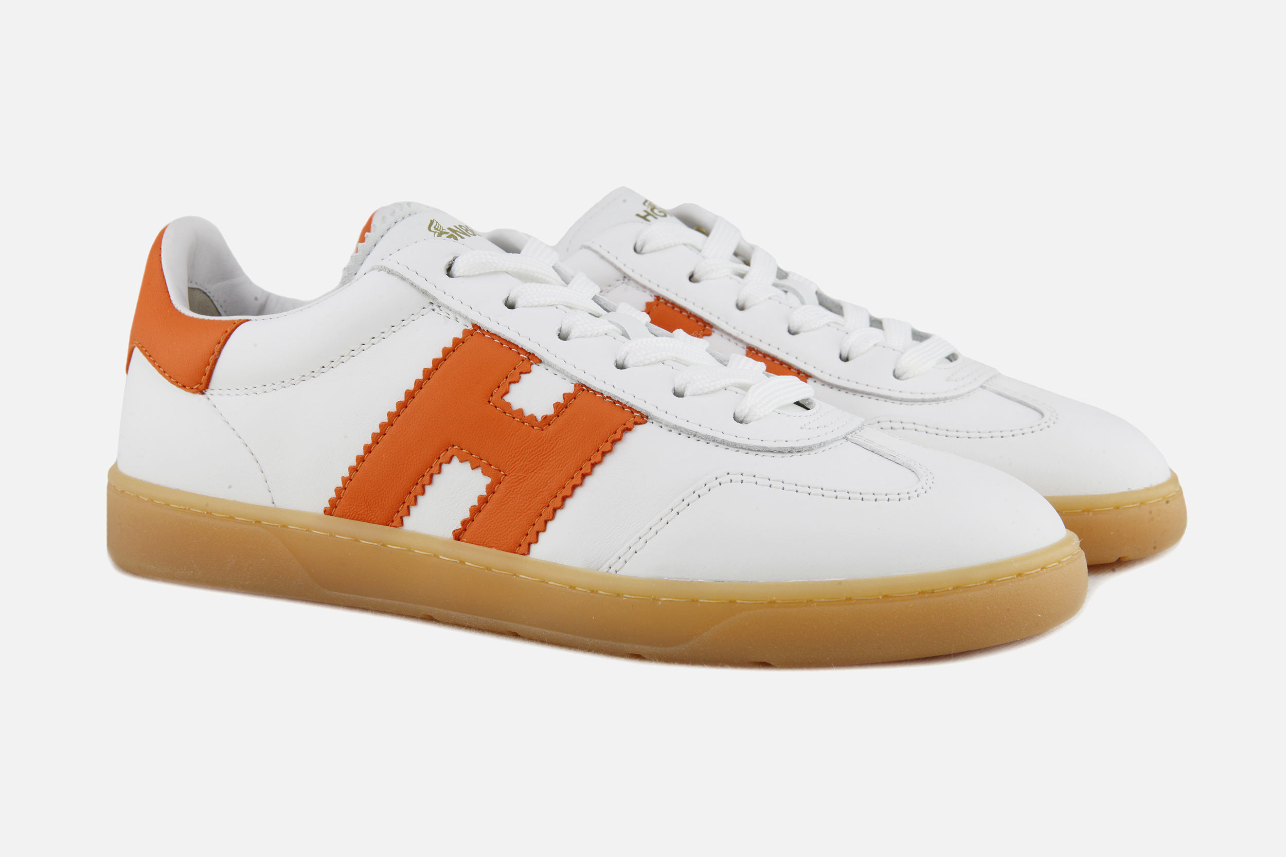 Hogan HOGAN COOL BLANC ORANGE Sneakers on labotte