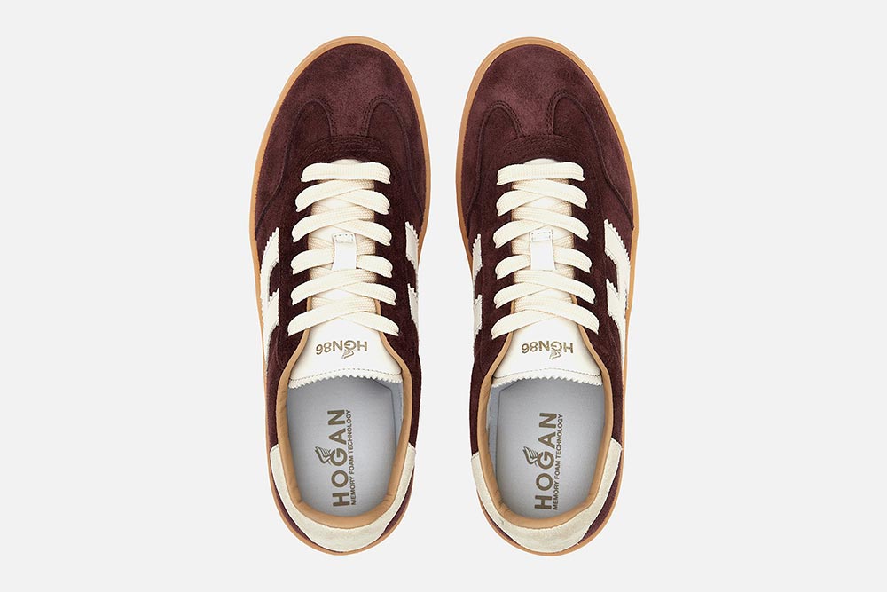 Hogan - HOGAN COOL BURGUNDY Sneakers on labotte