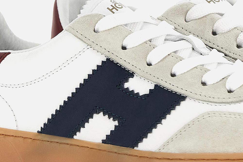 スニーカー HOGAN SNEAKERS WHITE-NAVY Sneakers Hogan H630 WHITE, BLUE, GREY for Man