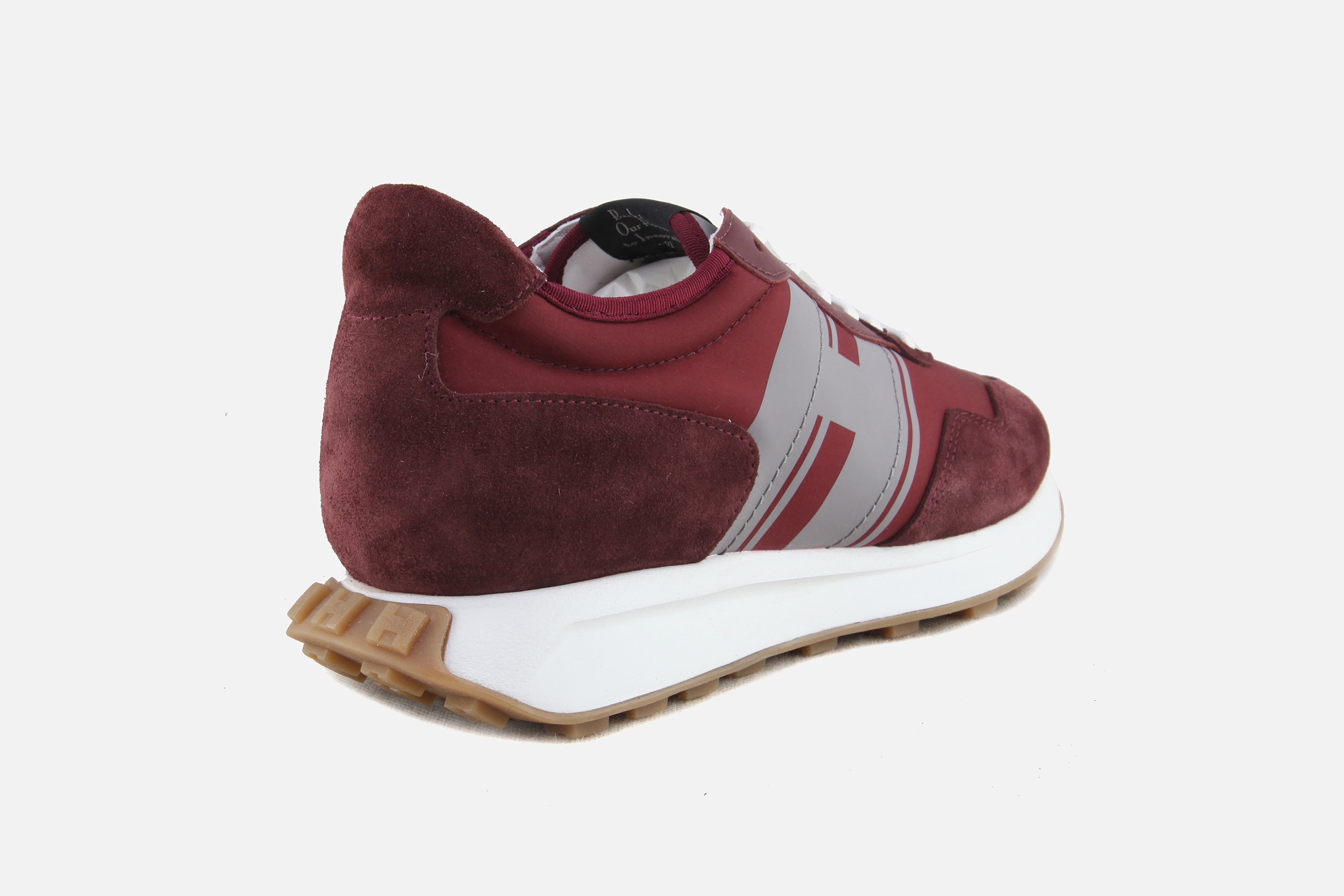 Hogan maxi bordeaux outlet