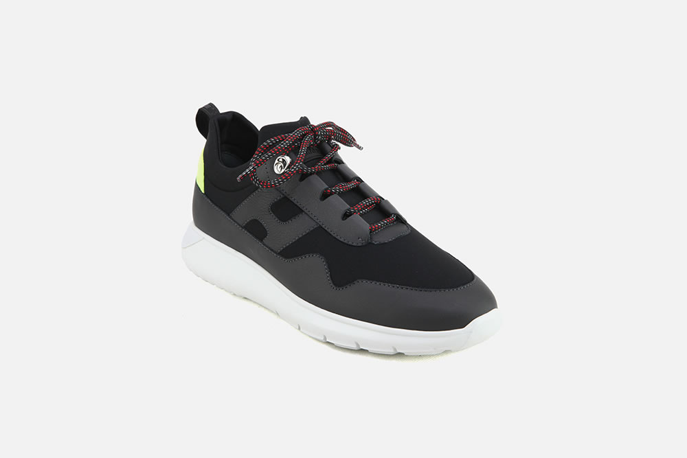 HOGAN INTERACTIVE3 BLACK LIME Sneakers 