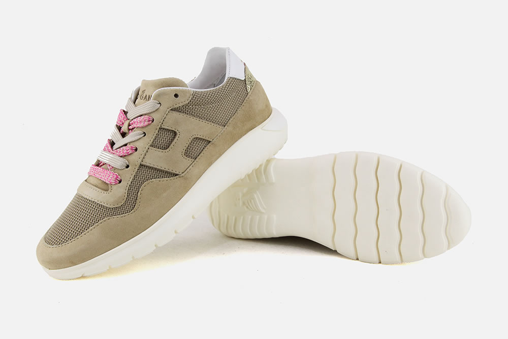 Hogan HOGAN INTERACTIVE 3 BEIGE OR Sneakers on labotte