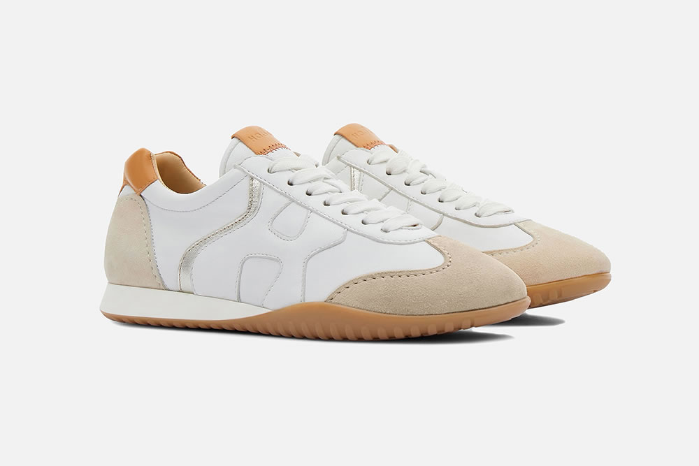 Het is de bedoeling dat Inheems Gewoon Hogan - HOGAN OLYMPIA Z WHITE SANDY Sneakers on labotte