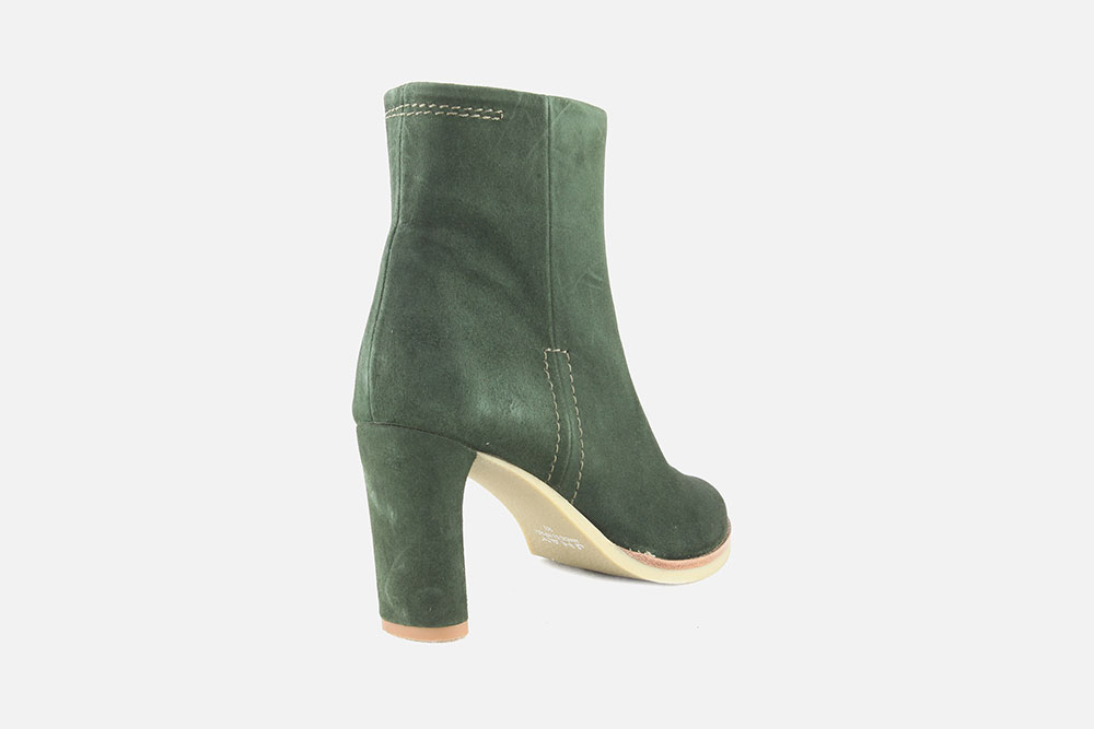 Jhay VIREVOLTE DAIM VERT Ankle boots on labotte