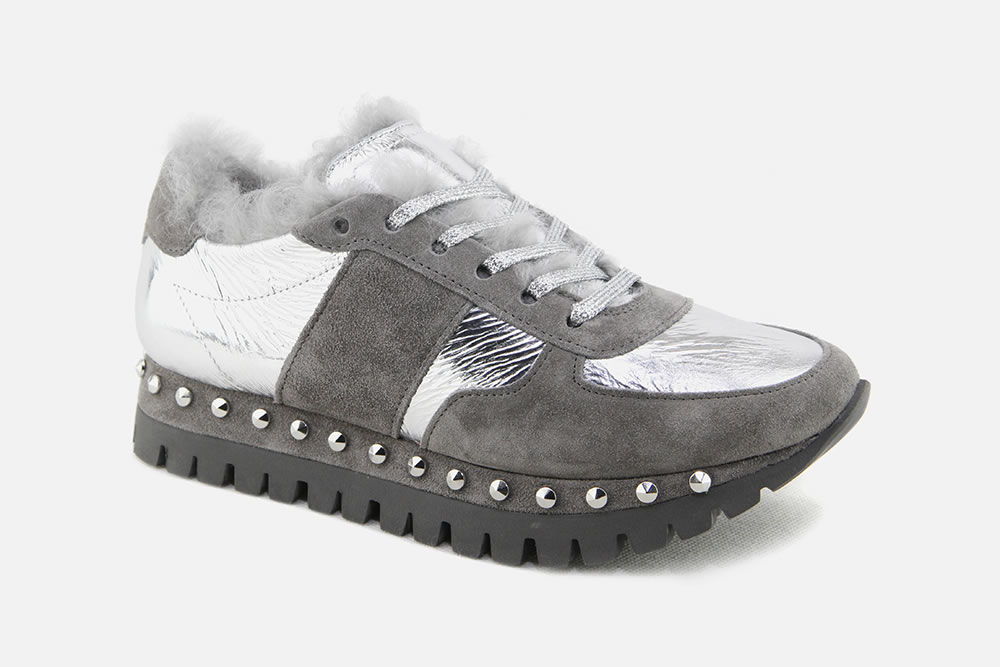 hanger De gloeilamp Kennel & Schmenger - SMASH GREY SILVER Sneakers on labotte