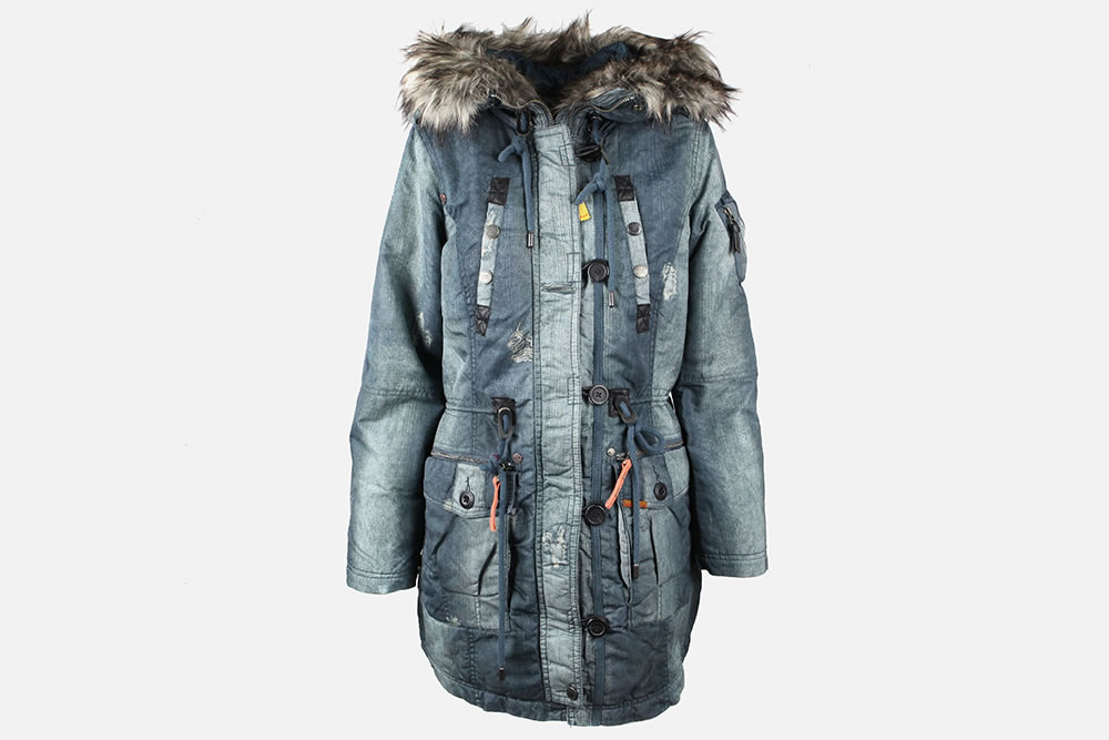 Ver weg Handboek Onderzoek Khujo - MANTEAU DENVER DENIM GREY Coats on labotte