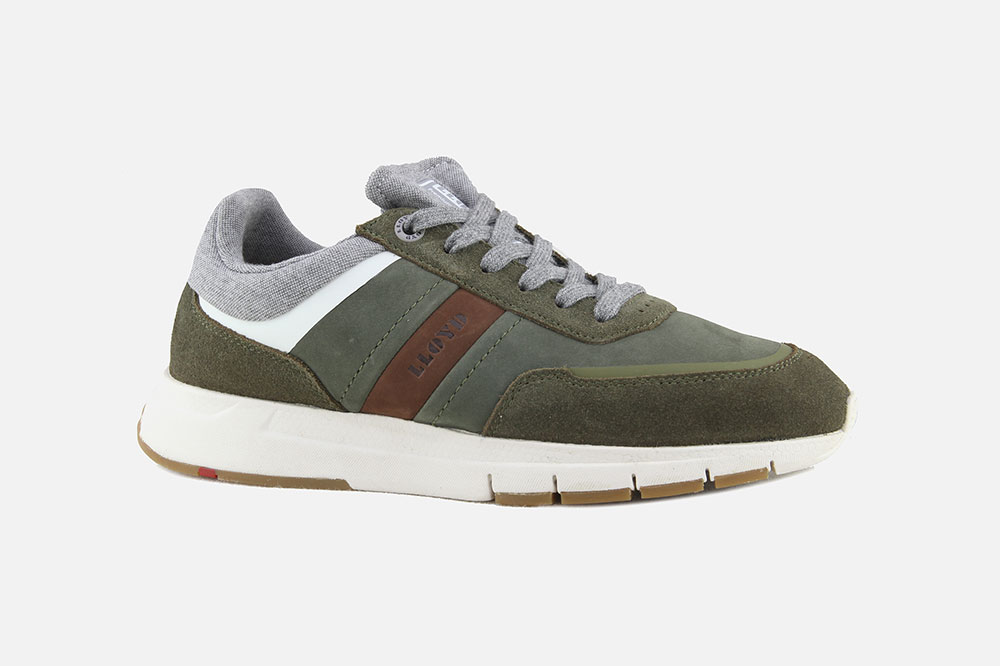 LLOYD ENNIO KAKI MARRON Sneakers on labotte