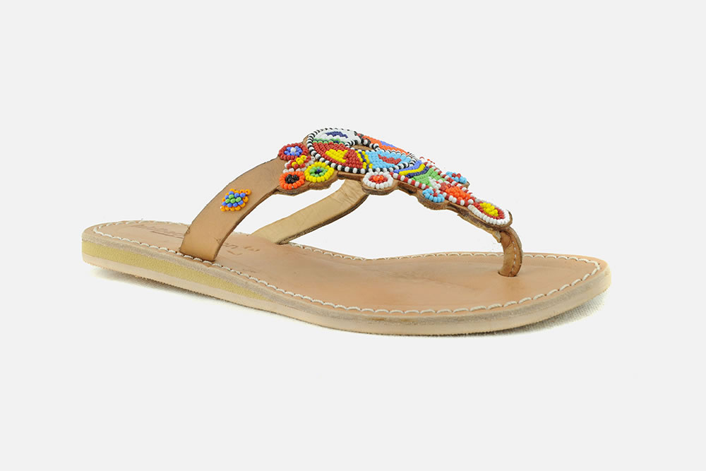 Laidback - SIMBA FLAT LIGHT BROWN TRIBAL on labotte