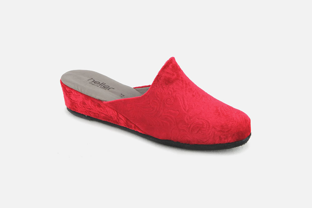 Heller CONFY ROUGE BAROCCO Chaussons bas sur labotte