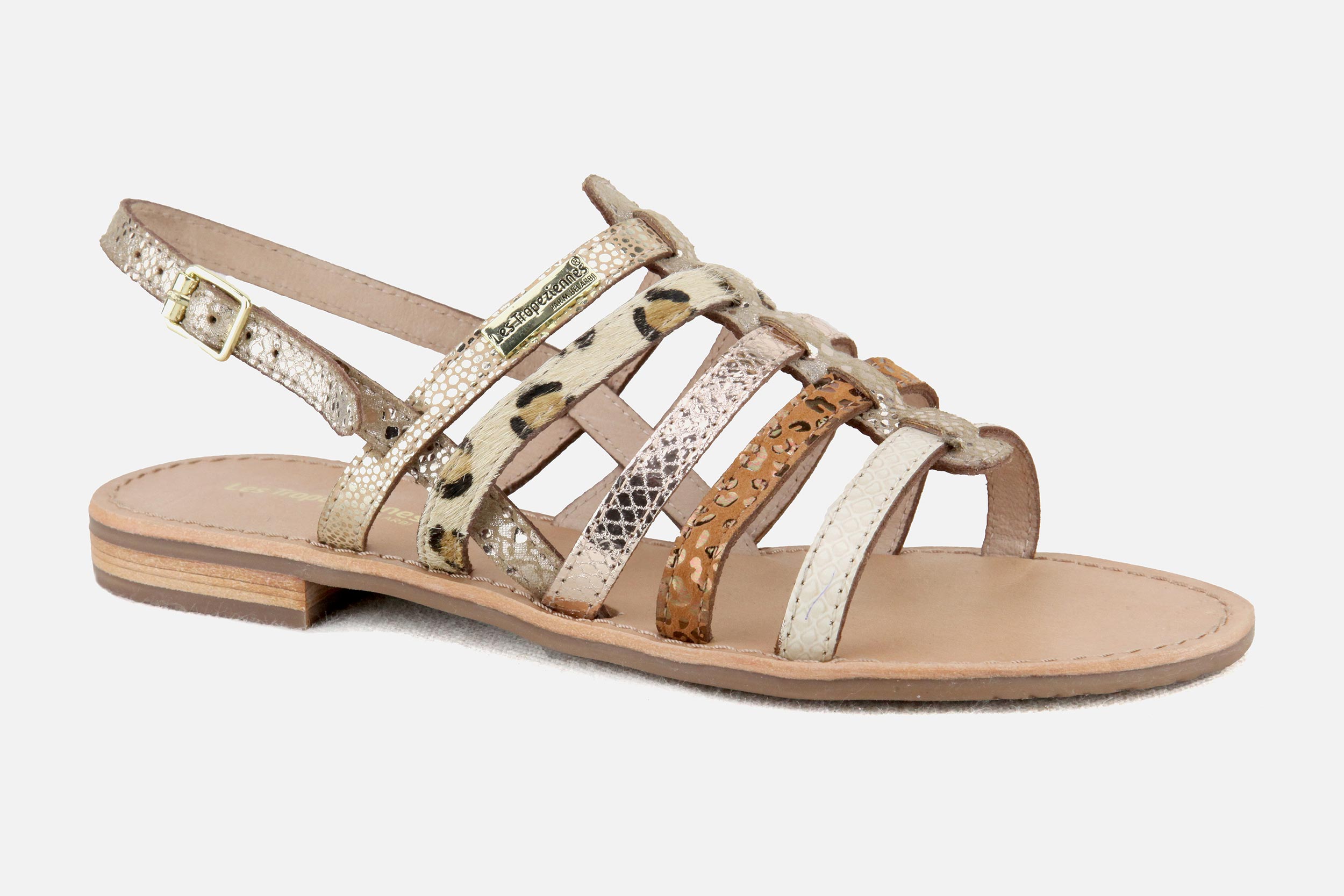 Les Tropeziennes par M Belarbi havagum leopard multi Sandales Nu pieds sur labotte