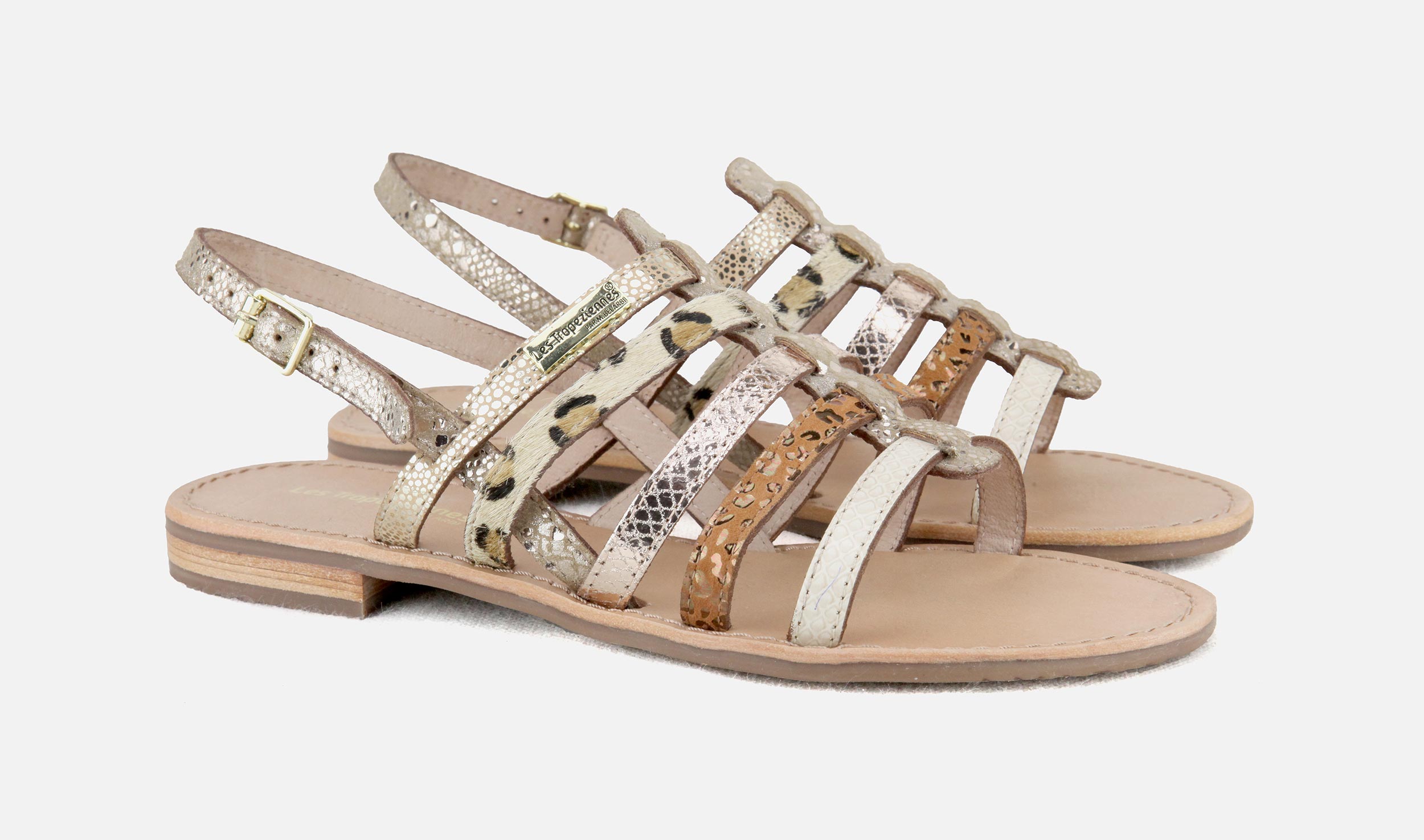 Les Tropeziennes par M Belarbi havagum leopard multi Sandales Nu pieds sur labotte