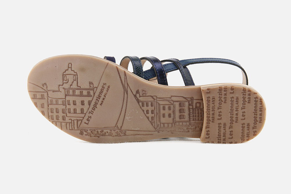 Les Tropeziennes par M Belarbi havagum marine multi Sandales Nu pieds sur labotte