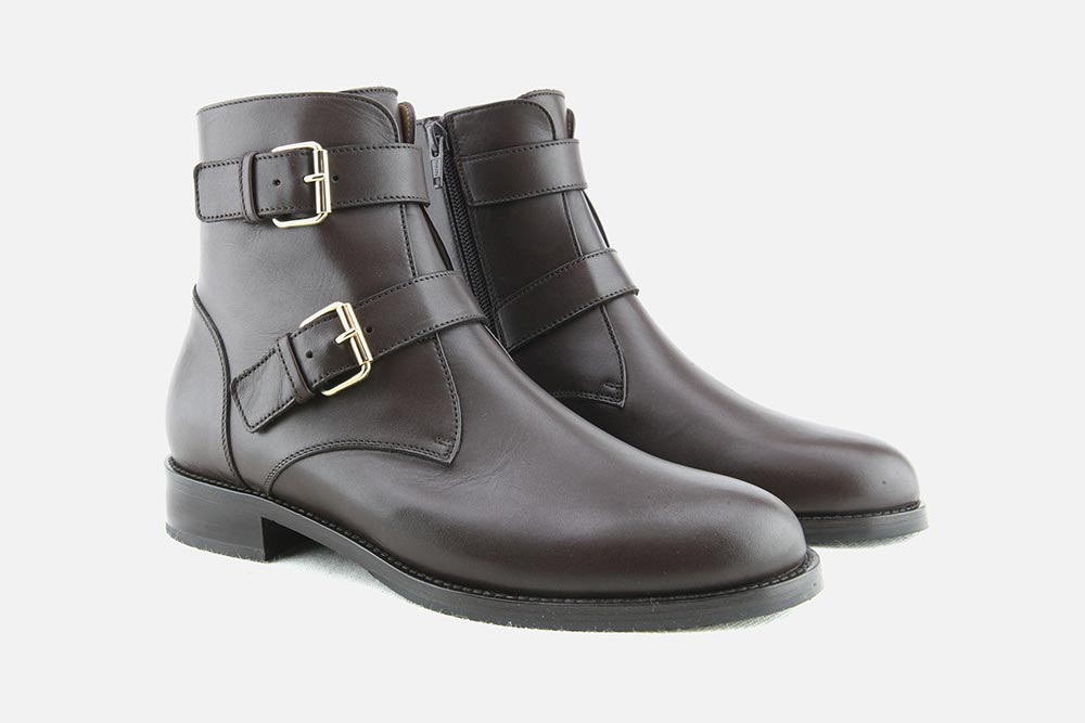 Artami CARAVELLE DARK BROWN Ankle boots on labotte