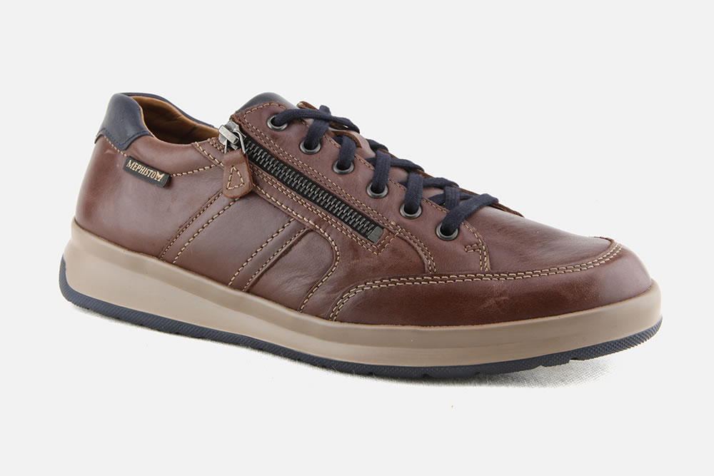 Mephisto - LISANDRO ZIP CHESTNUT Sneakers on labotte