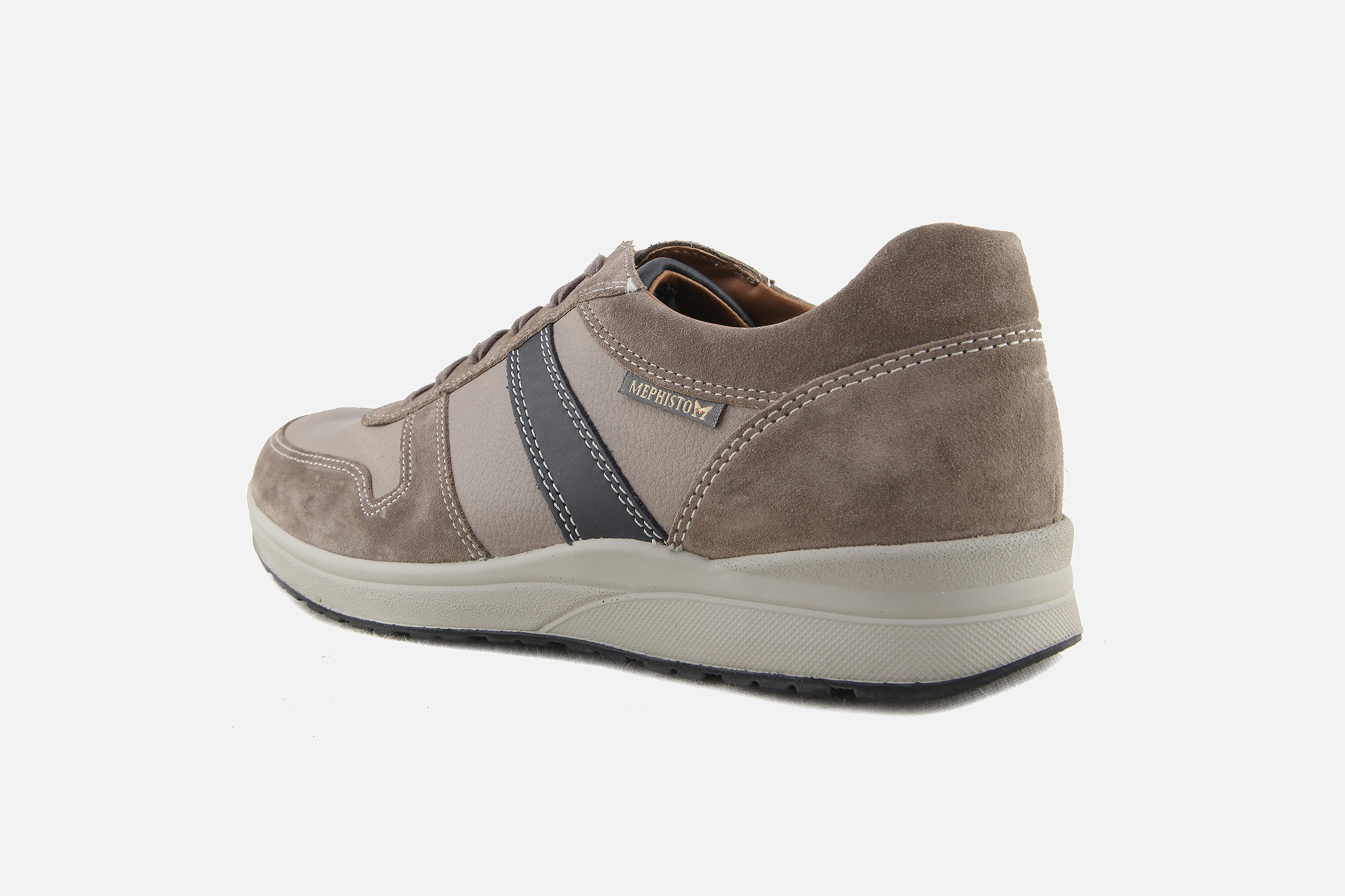 Mephisto vito beige et bleu Sneakers sur labotte