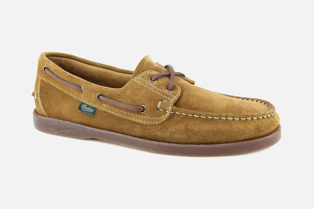 Paraboot - BARTH VELOURS FAUVE Boat shoes on labotte