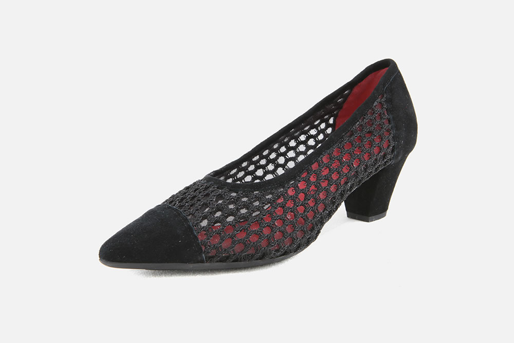 Pas de Rouge tender noir Escarpins sur labotte