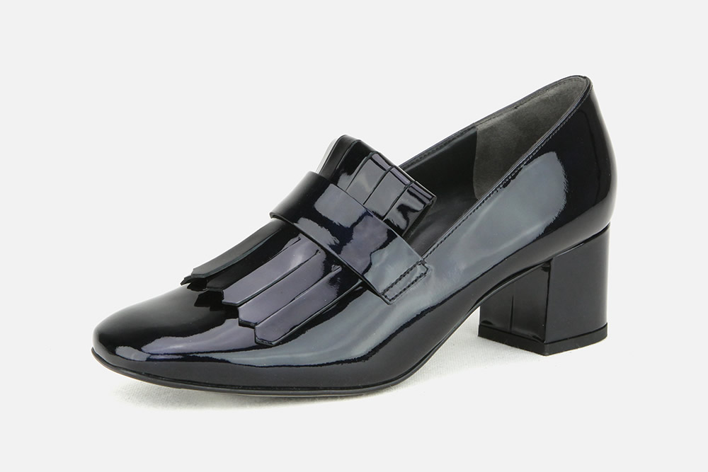 Paul Green PARADE LACK NAVY Loafers on labotte