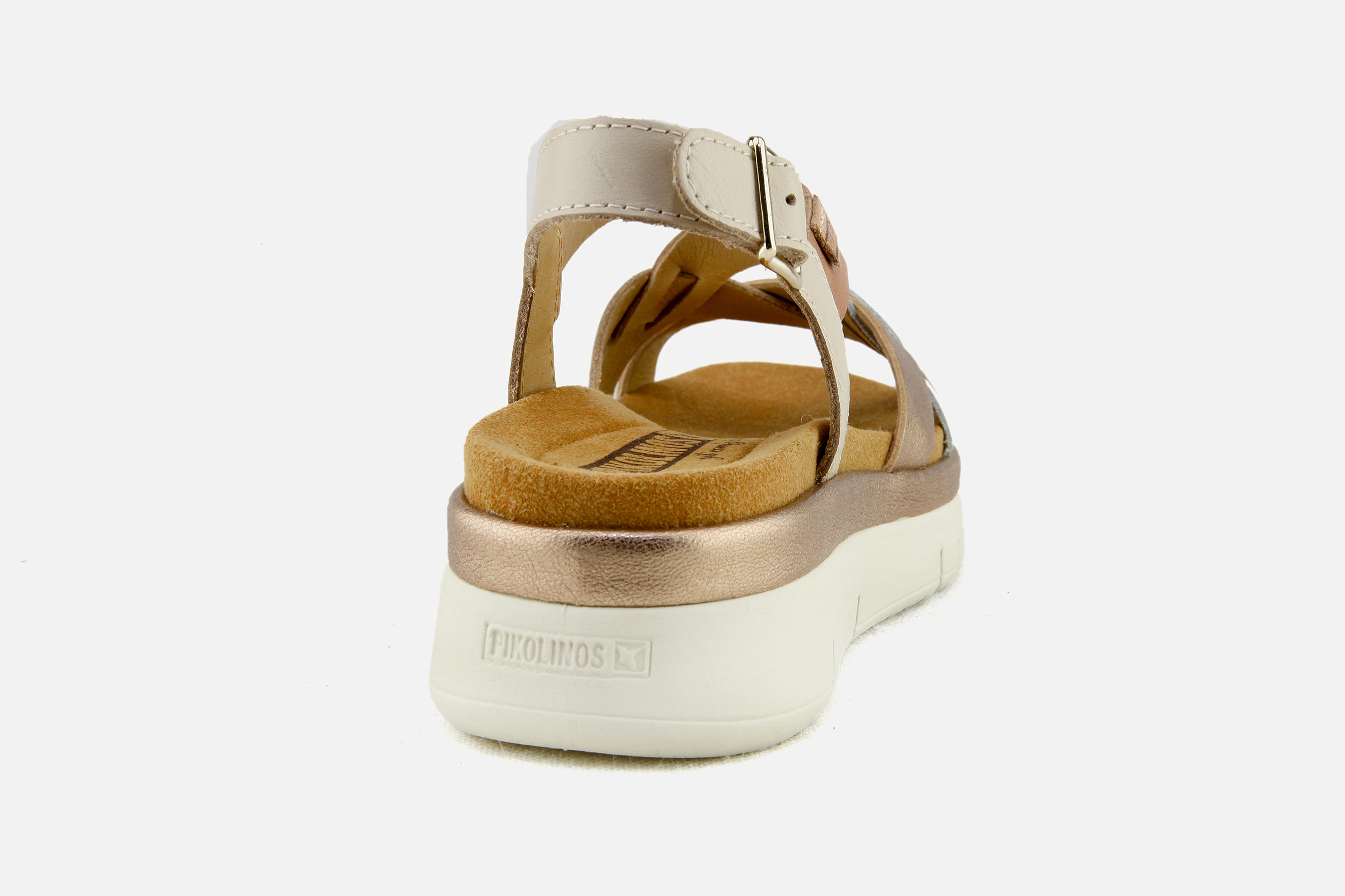 Pikolinos PALMA SANDALE IVOIRE METAL Sandals on labotte