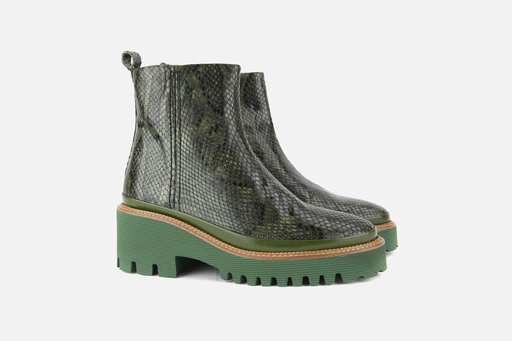 Low boots vertes shop