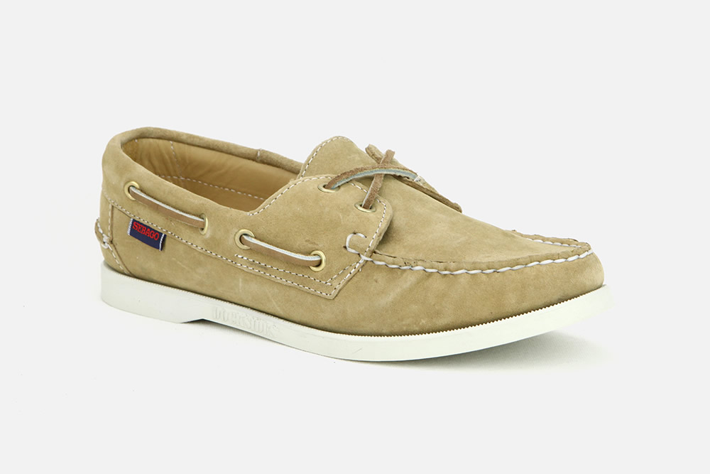 sebago docksides sand suede
