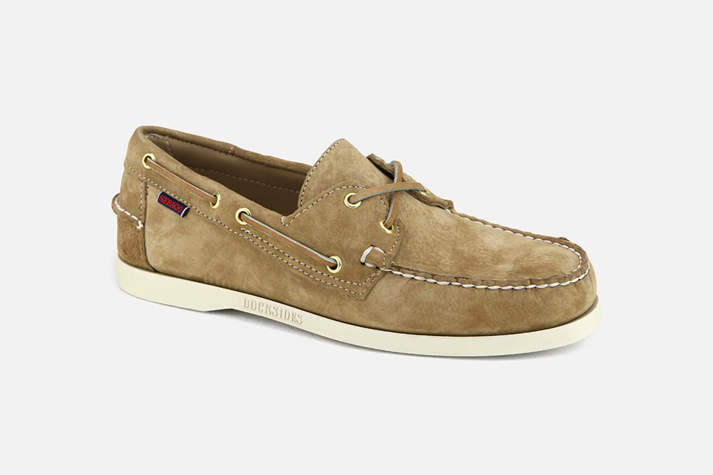 sebago docksides sand
