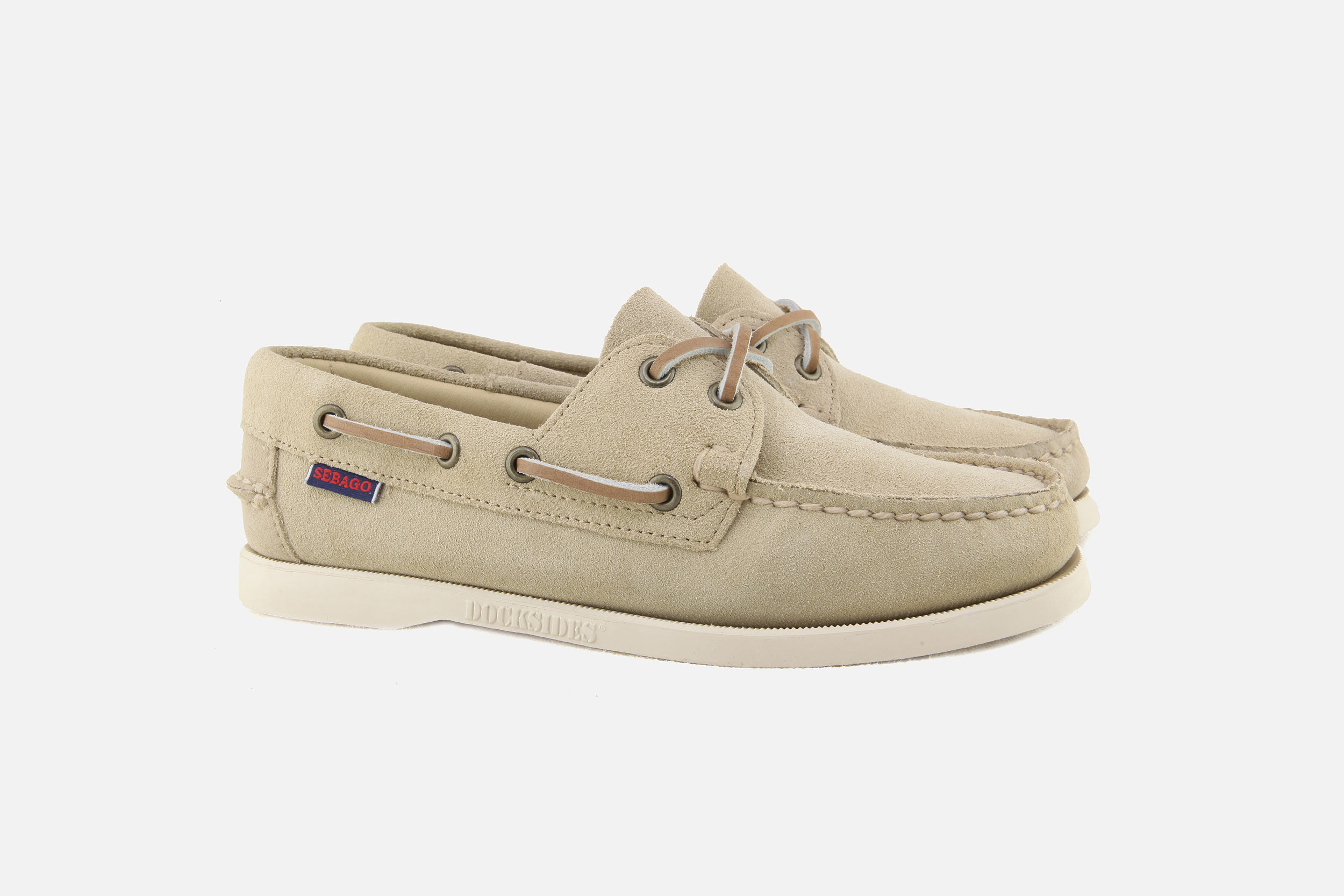 Sebago DOCKSIDES PORTLAND BEIGE W Boat shoes on labotte
