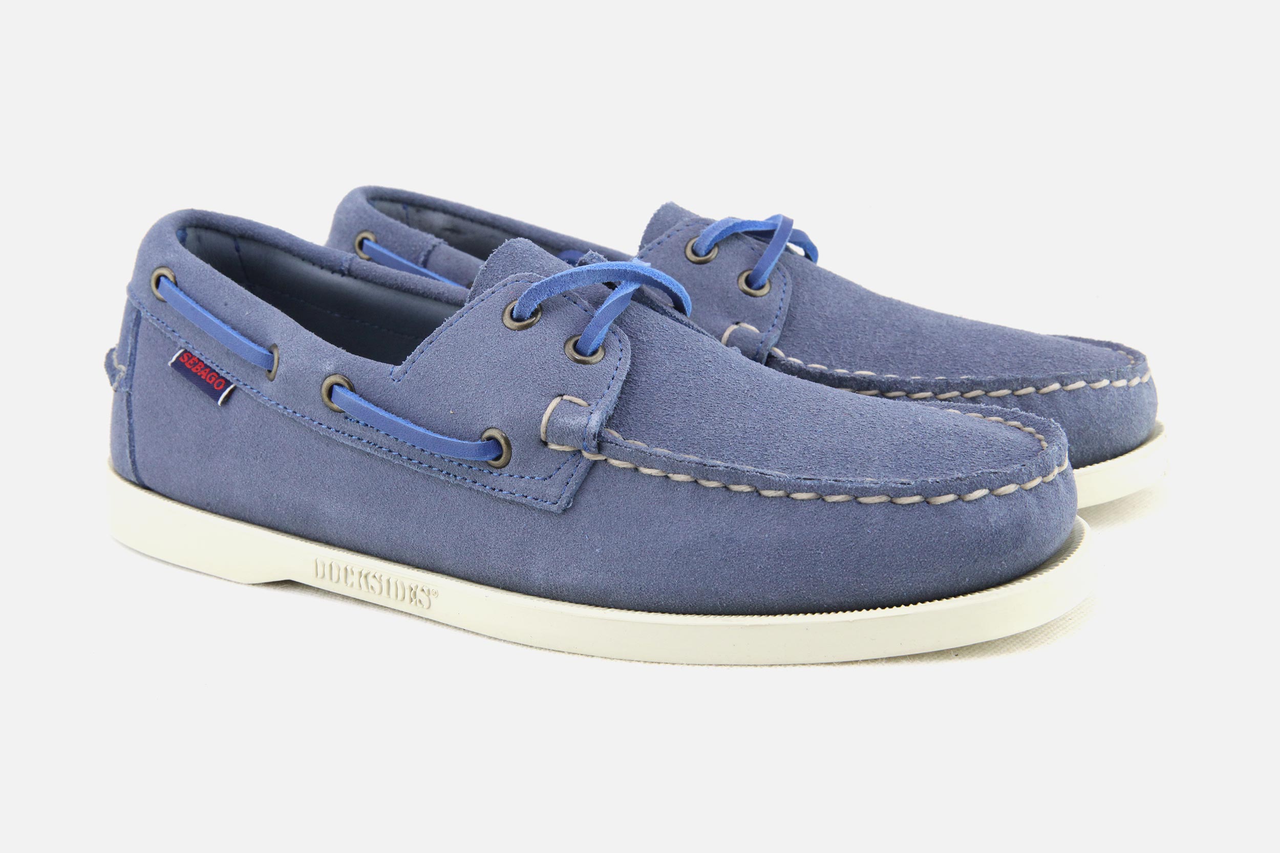 Sebago DOCKSIDES PORTLAND INDIGO BLUE Boat shoes on labotte