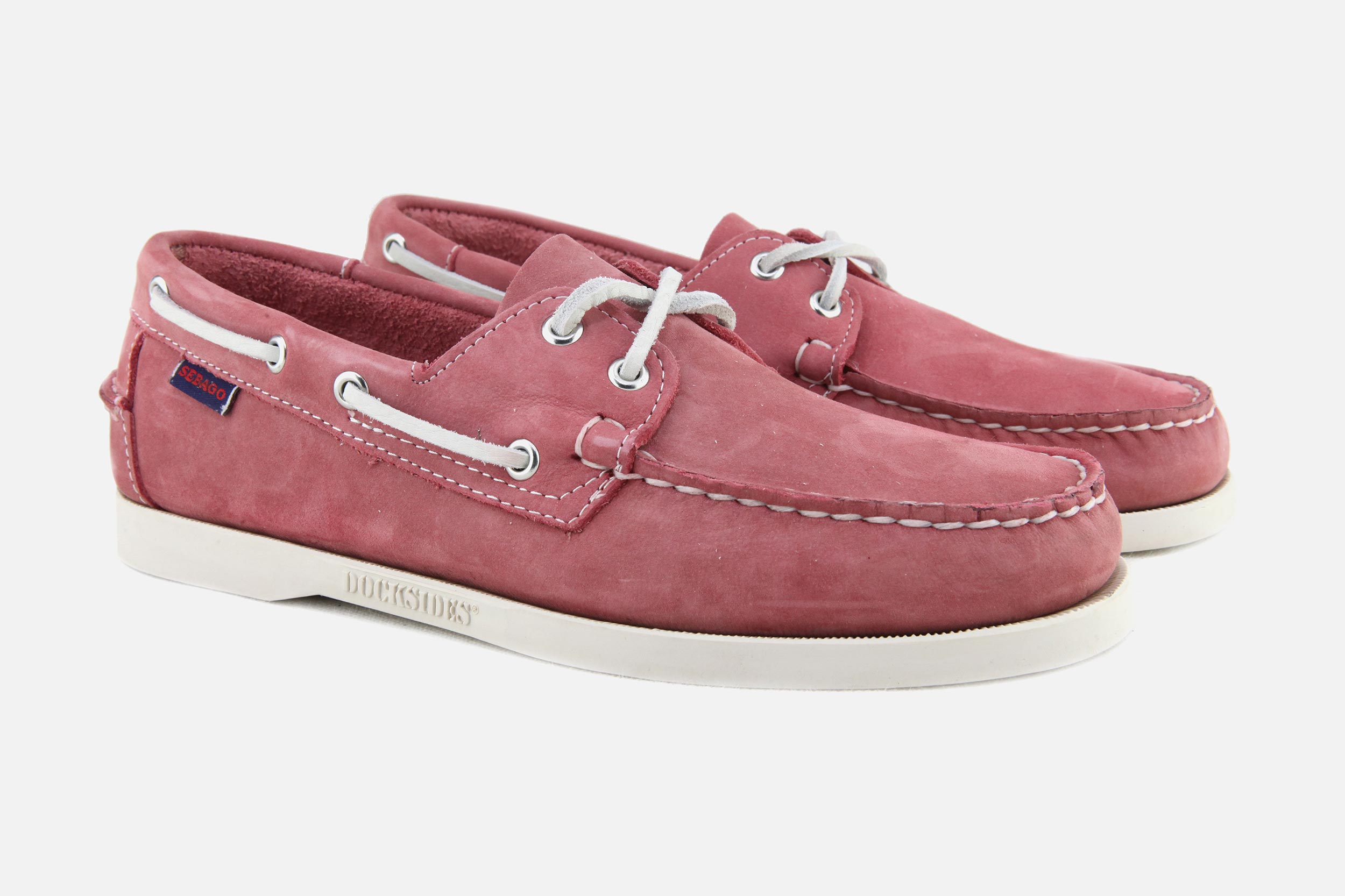 Sebago DOCKSIDES PORTLAND PINK Chaussures bateau sur labotte