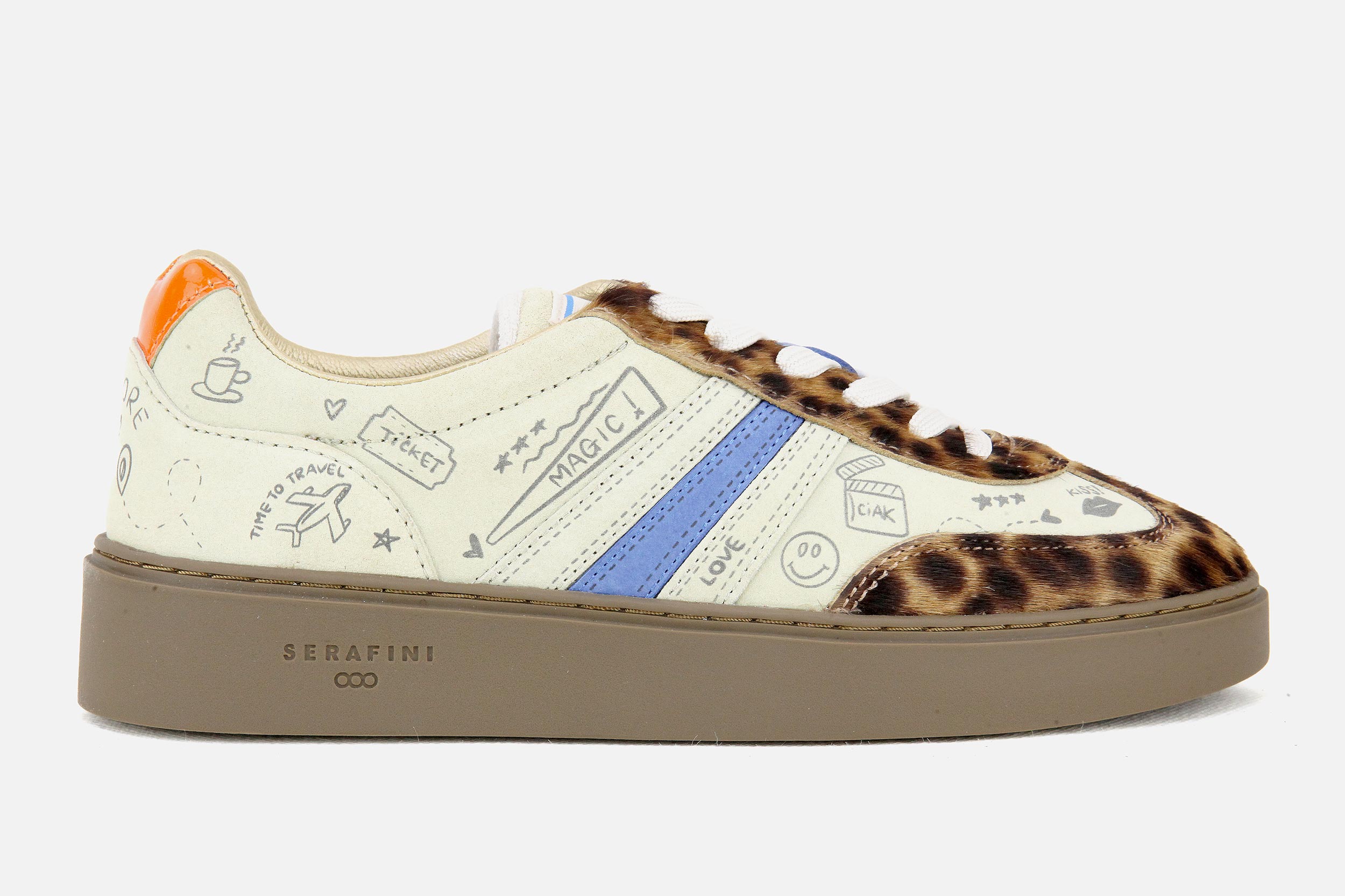 Serafini COURT LEO GRAFFITI Sneakers on labotte