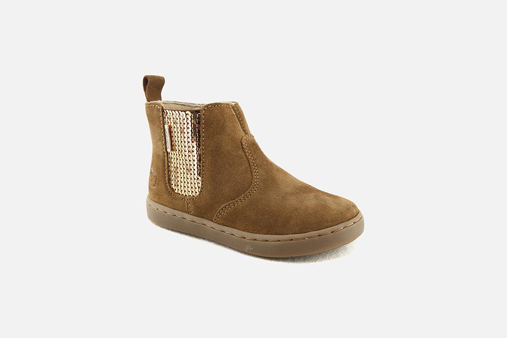 Shoo Pom play chelsea dark camel gold Chaussures hautes sur labotte