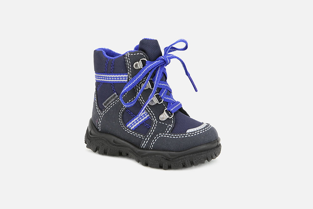 - WALD DARK BLUE Lace-up boots on labotte