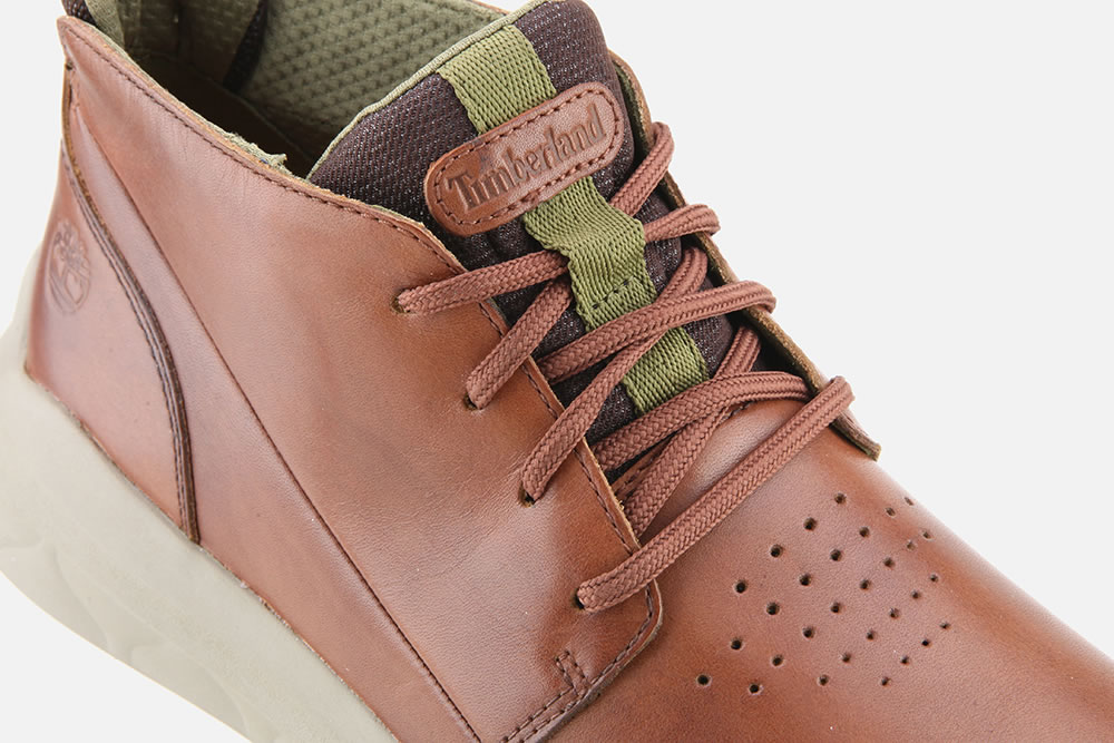 Timberland BRADSTREET ULTRA CHUKKA BROWN Lace up boots on labotte