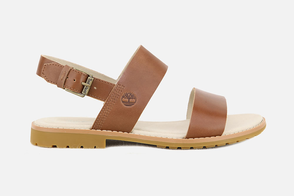Timberland Chicago River 2 Straps Brown Sandals On La Botte Chantilly